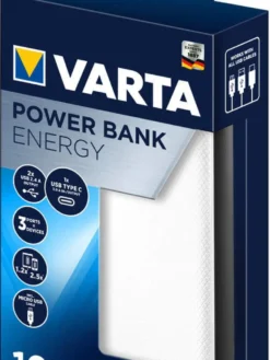 Hot Varta virtapankki 10000mAh valkoinen