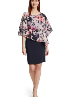 Vera Mont mekko 0219 4816 4887 Tummansininen / Rosa New