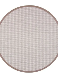 VM-Carpet Kelo beige/valkoinen 72/82  Ø 200 cm, kantti 32