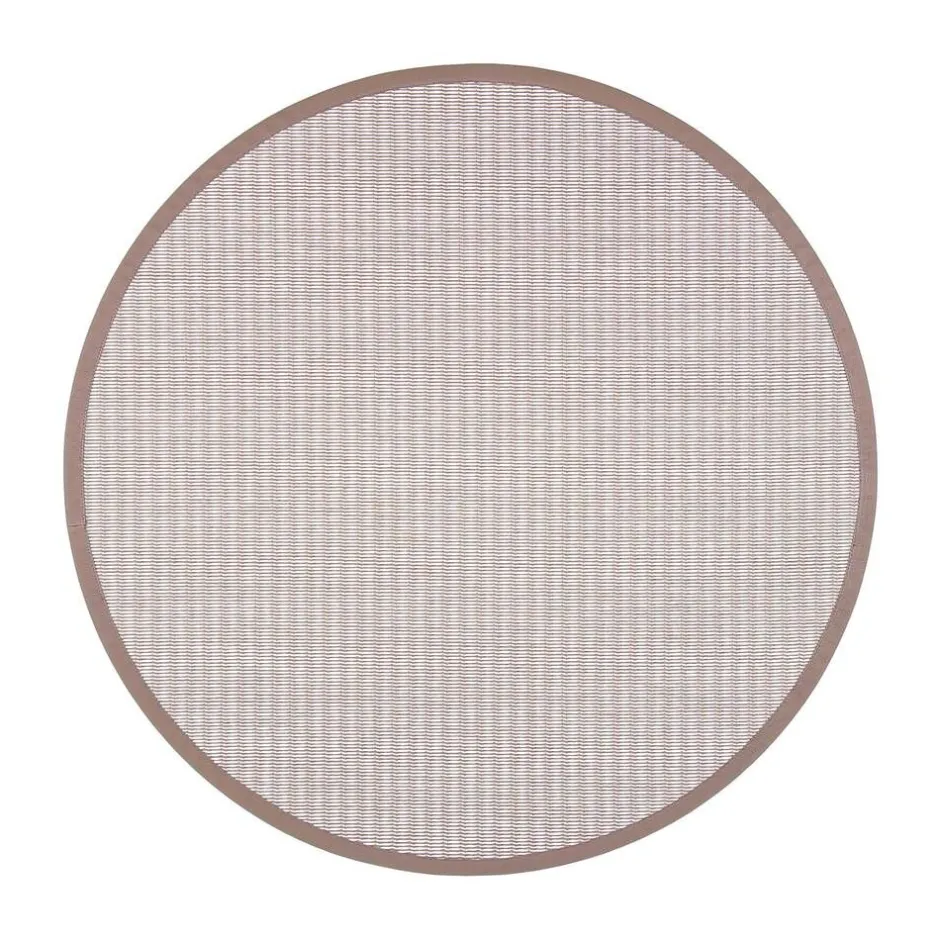 VM-Carpet Kelo beige/valkoinen 72/82 Ø 200 cm, kantti 32